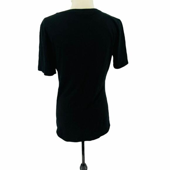 Victoria’s Secret Black “Rock The Runway Graphic Short Sleeve Tee Shirt M/L - Picture 7 of 8